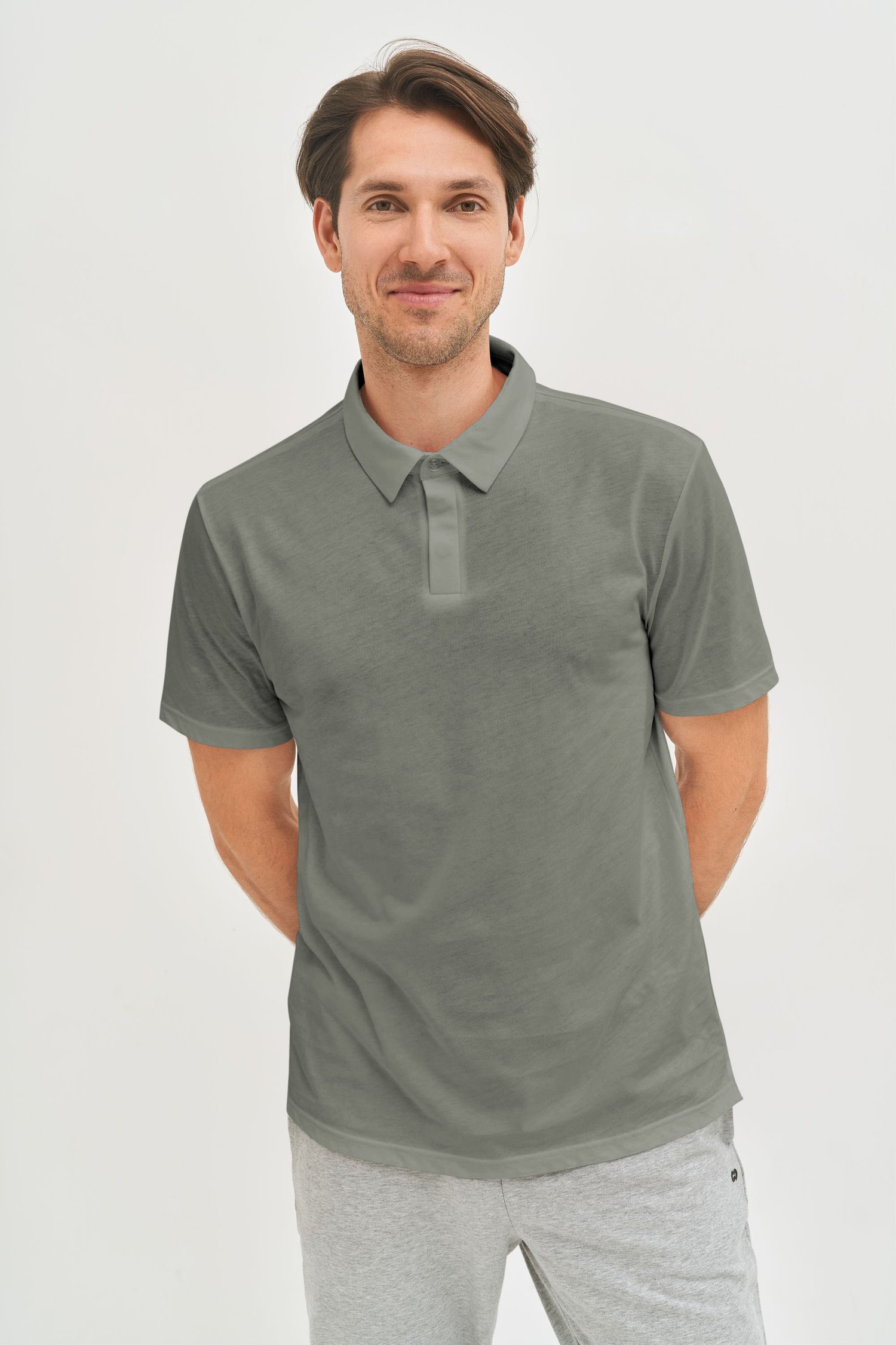 Tencel pluošto polo marškinėliai