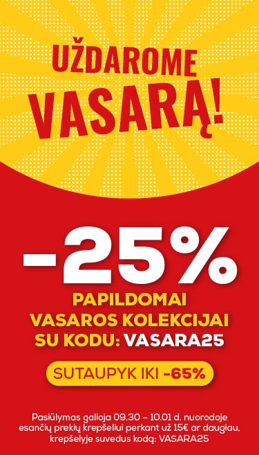 uzdarome vasara