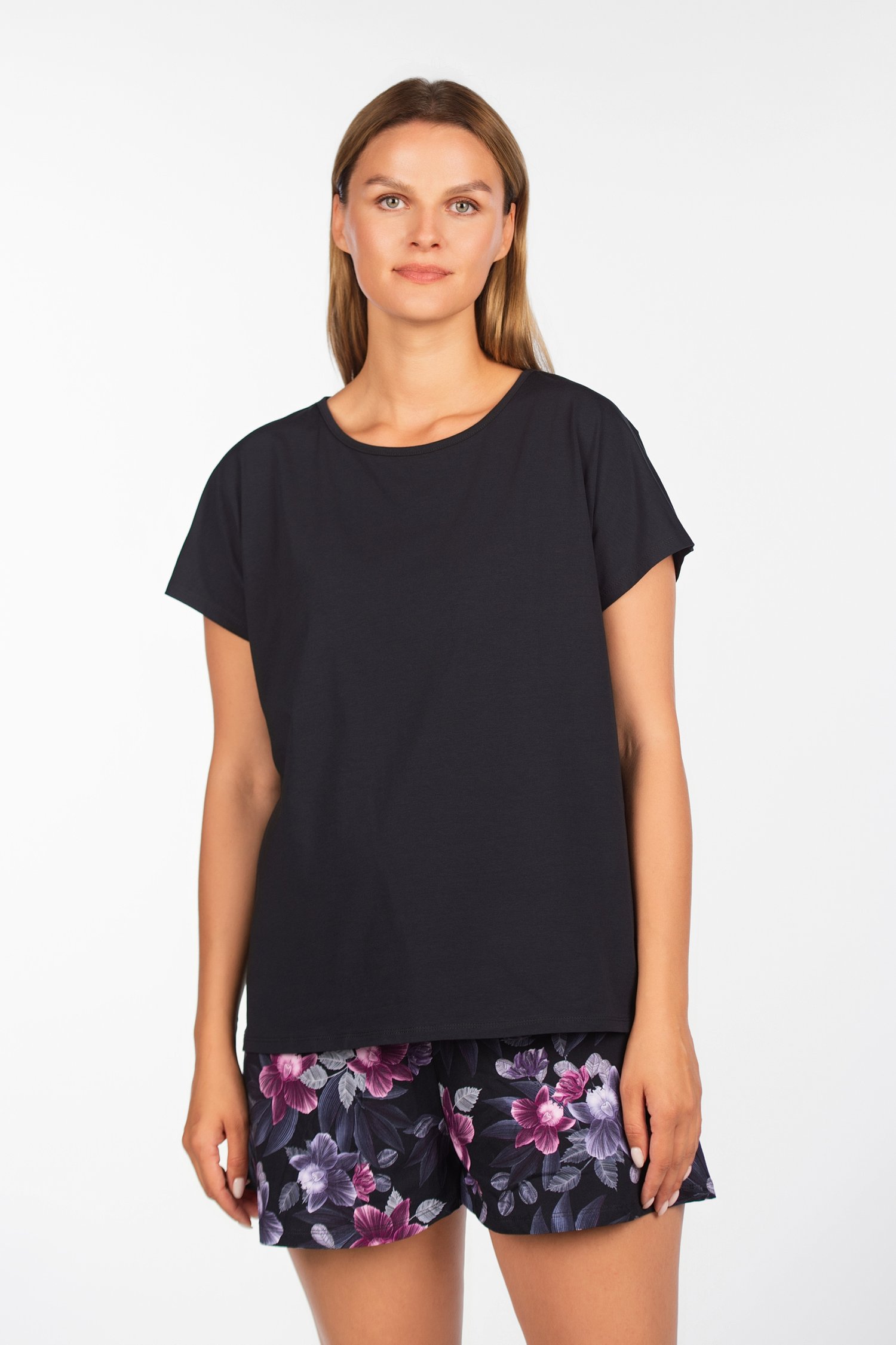 Šukuotinės medvilnės pižama