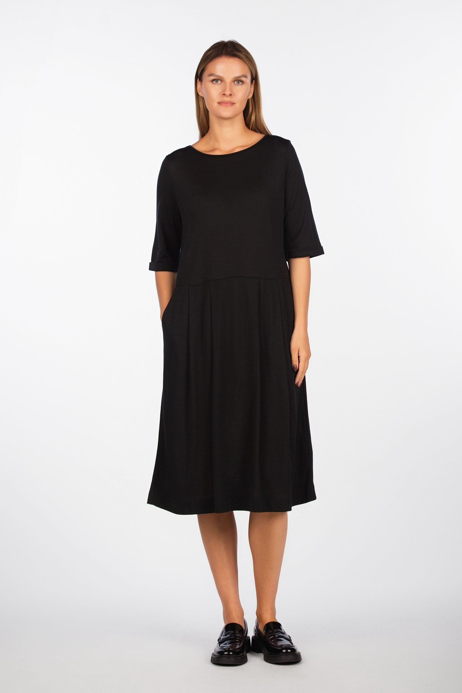 Suknelė su Tencel pluoštu ir merino vilna