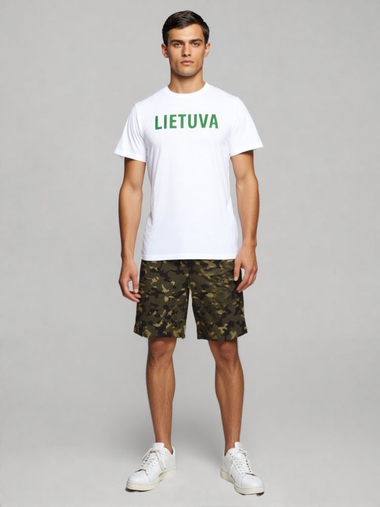 Šukuotinės medvilnės šortai