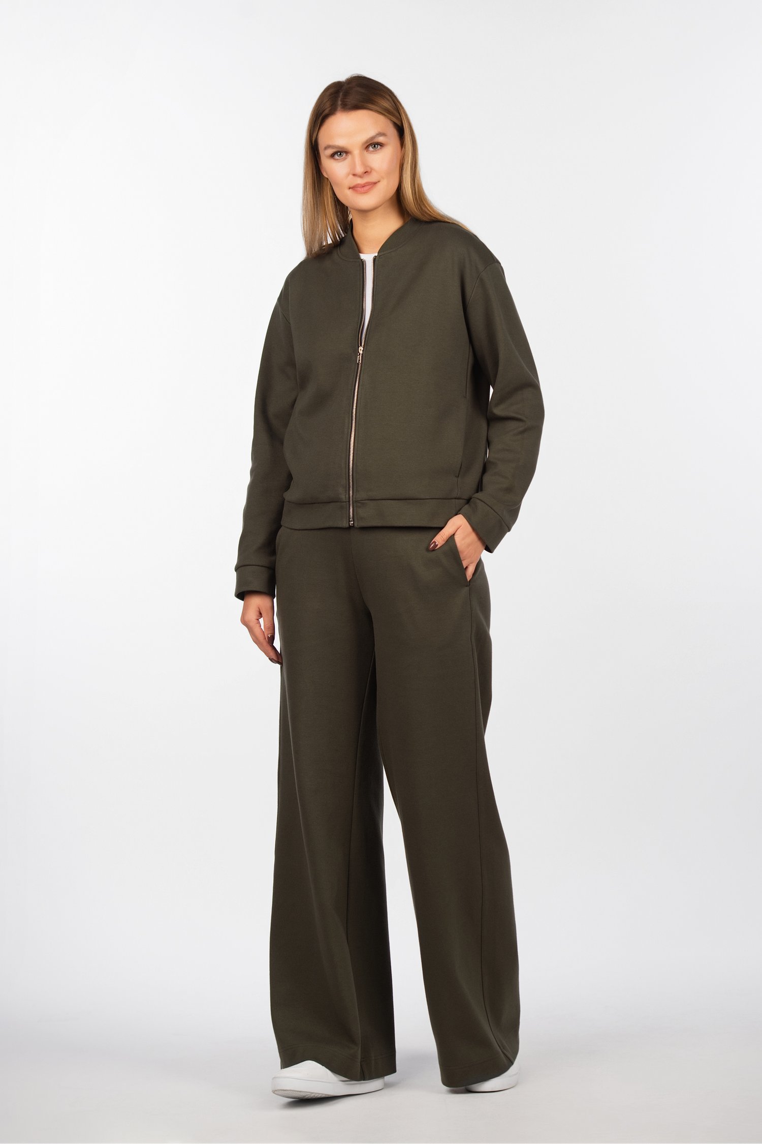 Džemperis su šukuotine medvilne