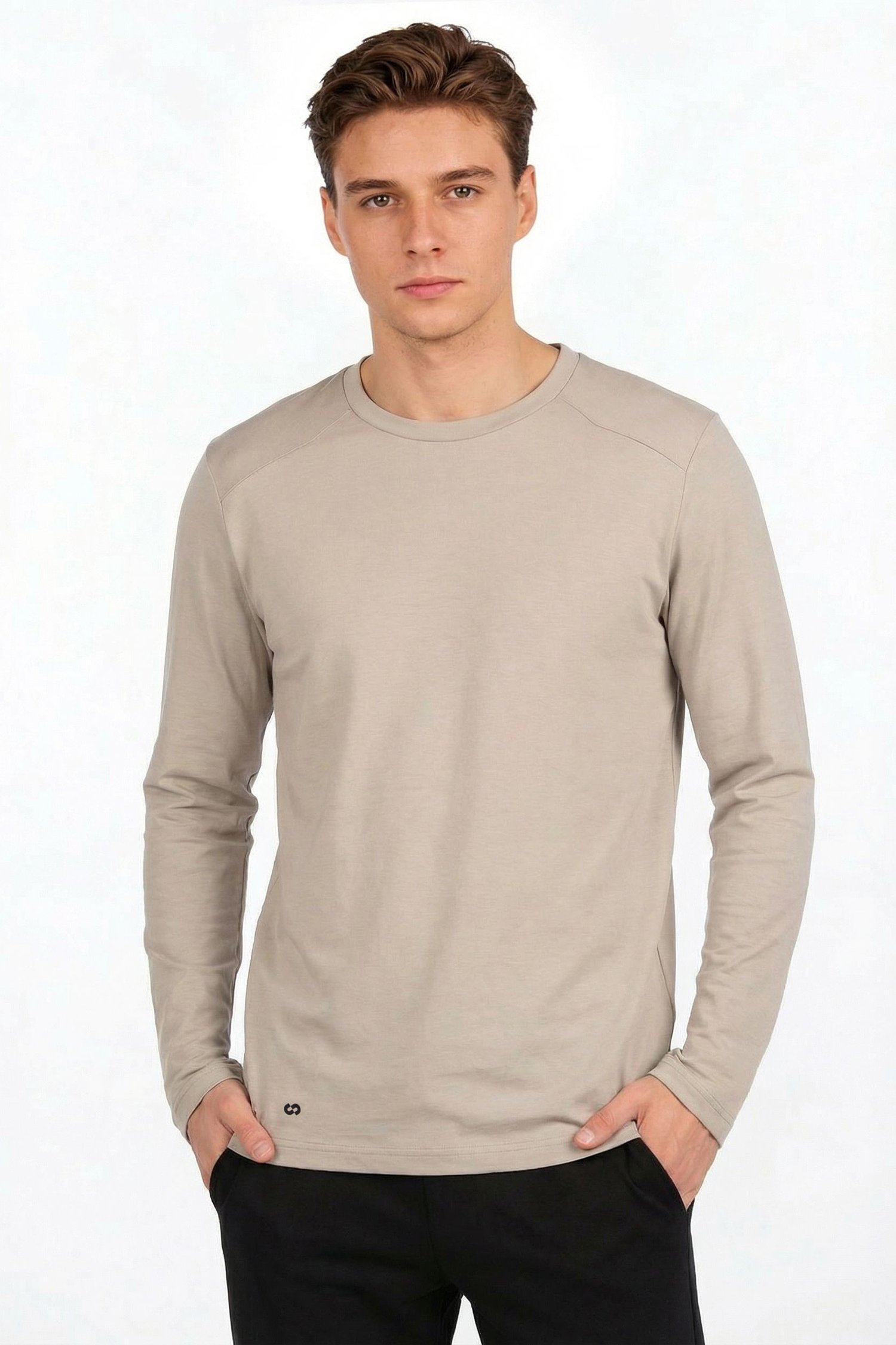 Marškinėliai su merino vilna ir modalu