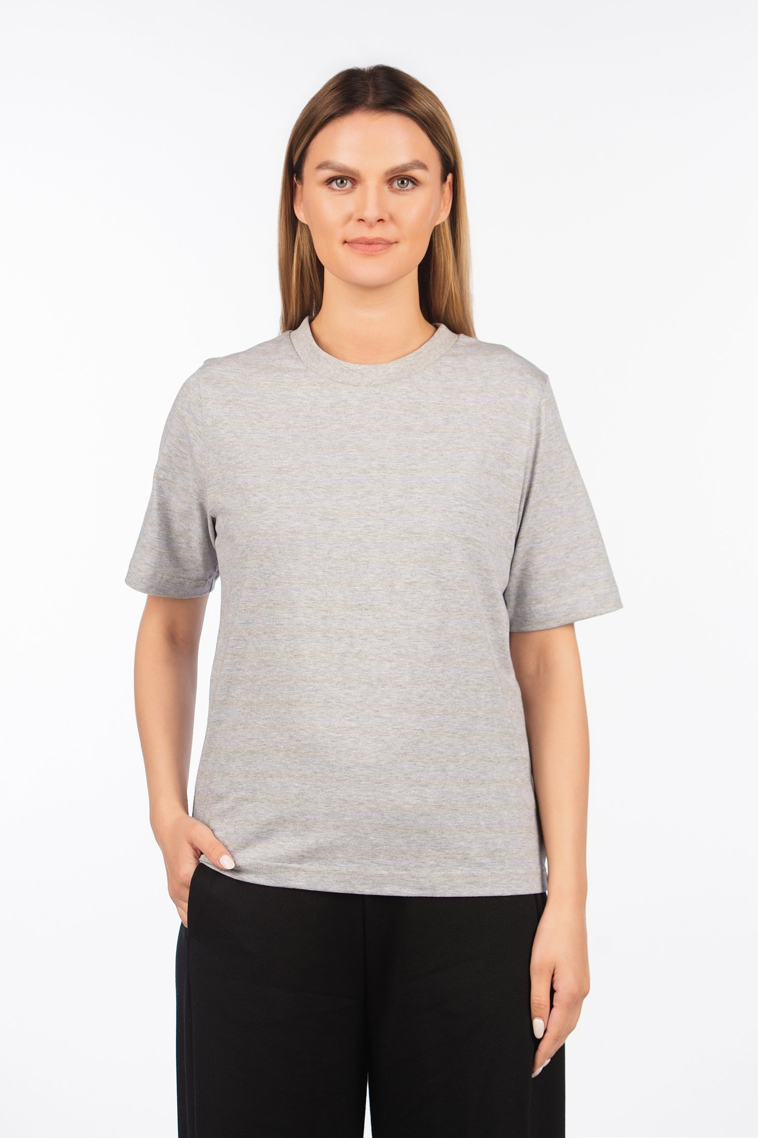 Šukuotinės medvilnės marškinėliai