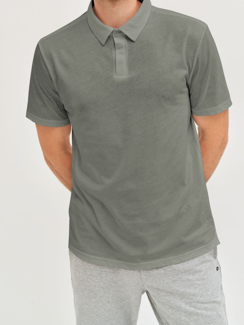 Tencel pluošto polo marškinėliai