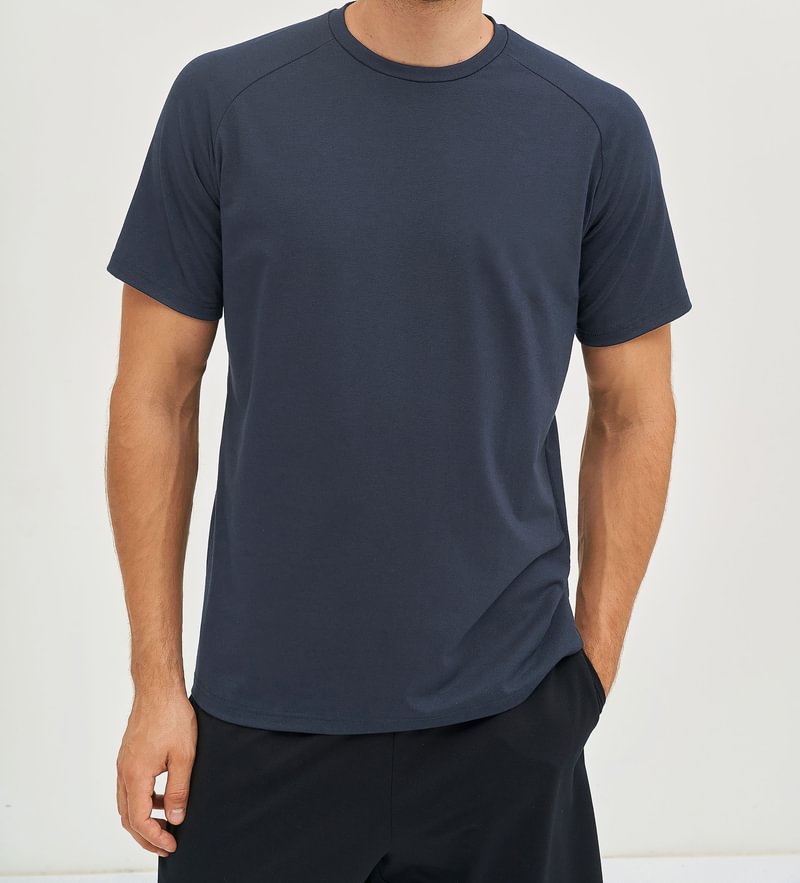 Marškinėliai su šukuotine medvilne