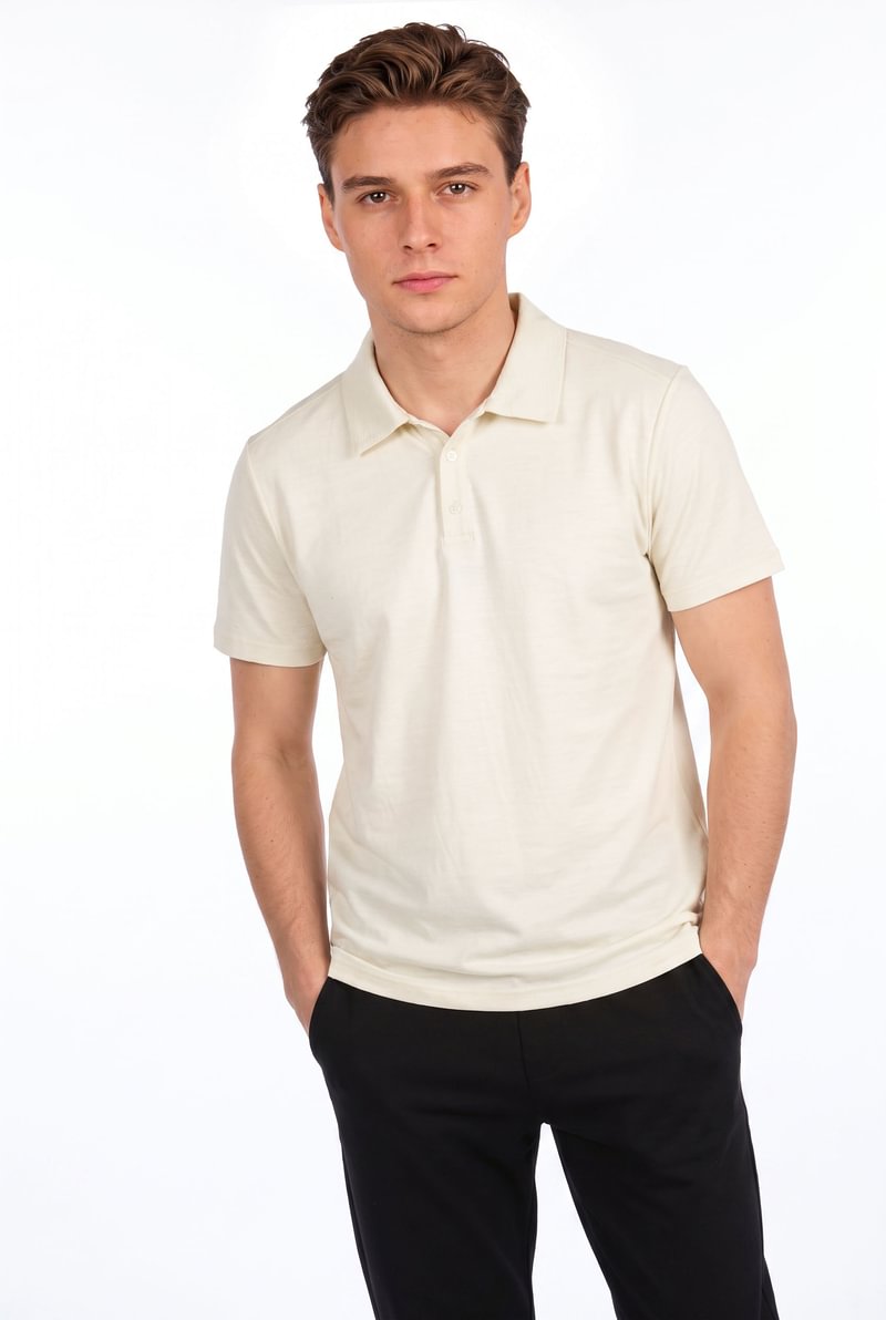 Premium merino vilnos polo marskineliai