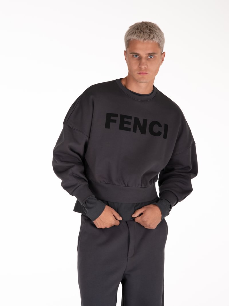 UNISEX šukuotinės medvilnės džemperis "Raimedas Latvys"