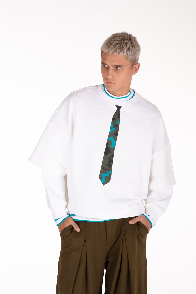 UNISEX šukuotinės medvilnės džemperis "Raimedas Latvys"