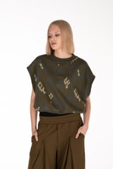 UNISEX šukuotinės medvilnės liemenė "Raimedas Latvys"