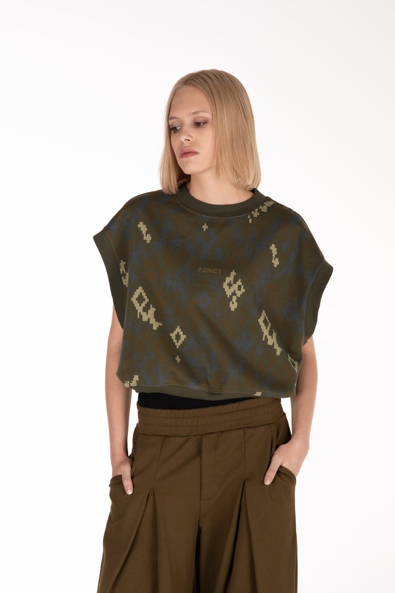 UNISEX šukuotinės medvilnės liemenė "Raimedas Latvys"
