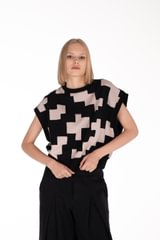 UNISEX šukuotinės medvilnės liemenė "Raimedas Latvys"