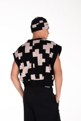 UNISEX šukuotinės medvilnės liemenė "Raimedas Latvys"